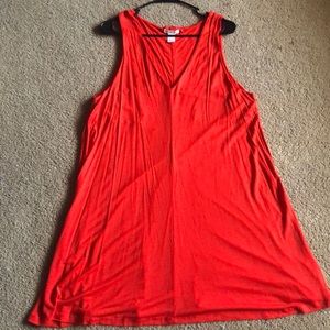 Orange dress